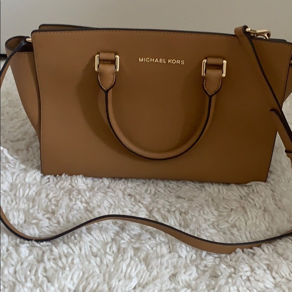 Michael Kors Leather Satchel - Picture 3 of 4